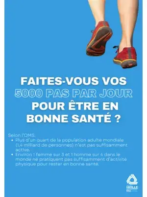 affiche 5000 pas par jour