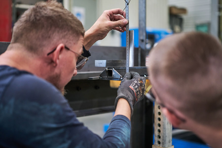 Fabrication en atelier de chaudronnerie industrielle